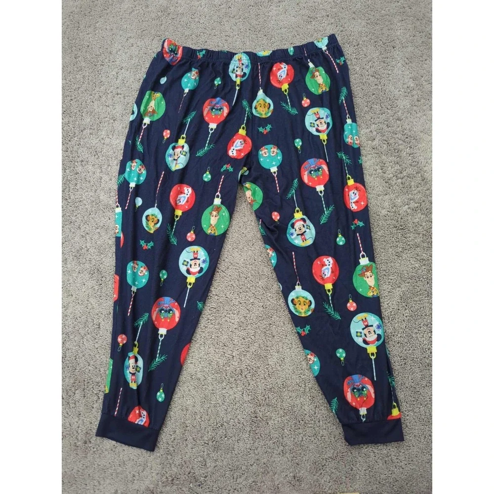 Disney 100th Anniversary Pajama Set Womens 3X PLUS Blue Sleepwear‎ - Picture 10 of 13